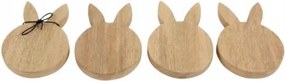 Hoff Interieur Mangófa nyuszi alátét szett 14x10 cm 4 db-os