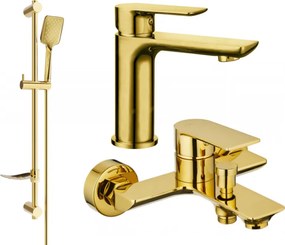 Mexen Alfa DF62 fürdőszobai szett, arany - 745703DF62-50