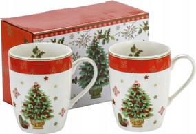 Kpl Bögrék 360 ml Karácsonyi Bögre Szett Karácsonyi Díszdoboz