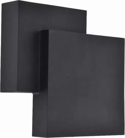 Homlokzati lámpa kültéri fali lámpa Rialto Led fekete Lutec