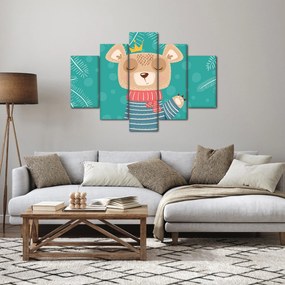 Kép - Integető mackó (150x105 cm)