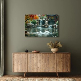 Kép - Ázsiai tó (90x60 cm)