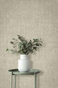 Szürke Vinil Szövet Utánzatú Fali Tapéta