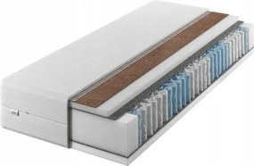 90x190-es kétoldalas matrac H3 és H4 Kokos kemény zsákrugós matrac