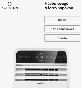 Klarstein Metrobreeze New York Smart 12k, mobil klíma, 12000 BTU / 3,5 kW, A energiaosztály, távirányító