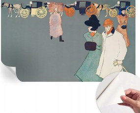 Mosható öntapadós fotótapéta étkezőbe Hintó ruhák 416x254 cm