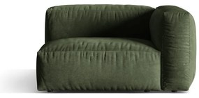 Zöld bársony kanapé modul (jobb oldali) Martina – Micadoni