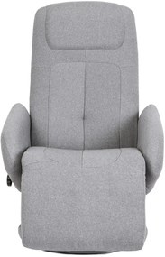 Modern Fotel Szürke Szövet Kárpittal. TONY