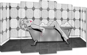 Festmények 100x60 Marylin Monroe a kádban