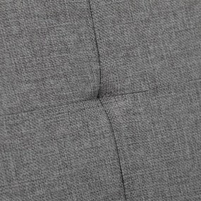 Tárolós Puff, Szürke Durva Szövet. TAB-462 GREY2