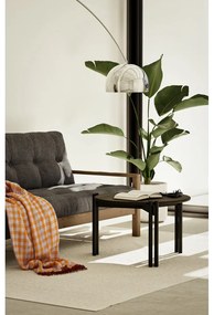 Bézs len kinyitható kanapé 205 cm Knob – Karup Design