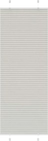 vidaXL pliszírozott redőny világosszürke 75x200 cm szövetszélesség