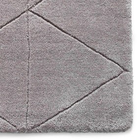 Kasbah szürke gyapjú szőnyeg, 150 x 230 cm - Think Rugs
