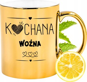 Prémium Arany Csillogó Bögre Gondnoknőnek Ajándék Nyomtatott Fotóval