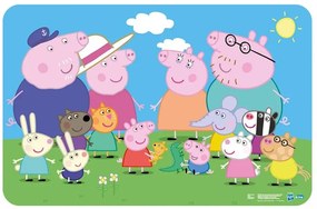 Peppa malac tányéralátét family