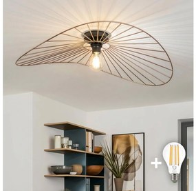 Brilagi - LED felületre szerelhető csillár CERIA WIRE 1xE27/40W/230V 60x80 cm bronz