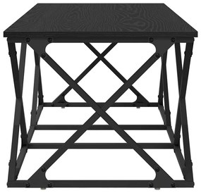 Dohányzóasztal Musta tammi 100 x 49 x 40 cm Faanyag