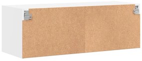 fehér faliszekrény üvegajtókkal 102 x 37 x 35 cm