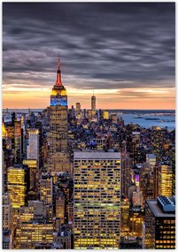 Poszterek 70x100 New York felülnézet