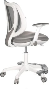 Gyermek szék, magasságállítható, szürke hálós, KA-C806 GREY