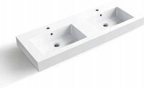 Mosdókagyló Maxi 120 x 46 fehér, konglomerátum