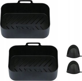 Akcesoria levegős olajsütőhöz 2 db Air Fryer szilikon kosár