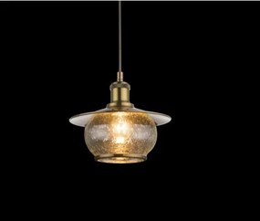 Globo 69030 Függeszték, bronz , üveg, ø: 220, H:1200, exkl. 1xE27 60W 230V