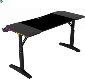 LUMEN RGB LED gamer asztal 120 × 60 cm