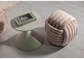 Világos rózsaszín bársony puff Softy – Mauro Ferretti