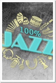 Poszterek keretben 40x60 Jazz zene