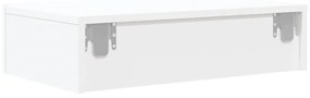 fehér TV-szekrény LED-lámpákkal 60x35x15,5 cm