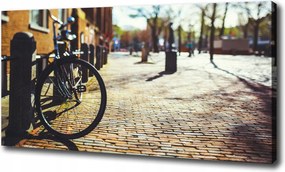 Vászonkép Kerékpár Amszterdamban 100x70cm