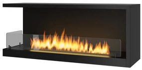 InFire - Sarok BIO kandalló 110x45 cm 3kW fekete