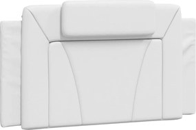 fehér műbőr fejtámla párna Viana 100 cm