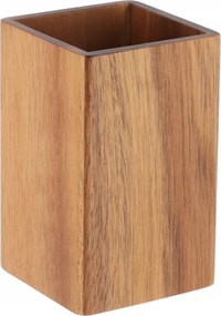 Fürdőszobai bögre barna Acacia 1 fogkefetartó akác fa