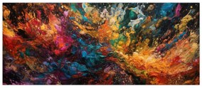 Kép - Színes absztrakció II. (120x50 cm)