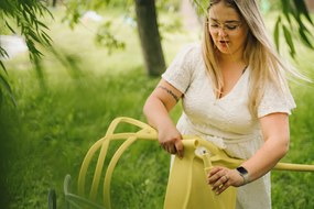 Szett 4 db műanyag szék KATO, sárga