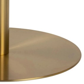 Corby márvány étkezőasztal fehér-arany 105 cm