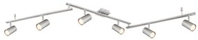 Globo 57910-6 - spotlámpa ROBBY 6xGU10/35W/230V matt króm