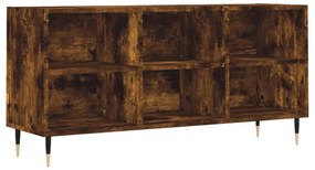 füstös tölgy színű szerelt fa TV-szekrény 103,5x30x50 cm