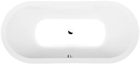 Polysan Viva ovális fürdőkád 175x80 cm ovális fehér 79119