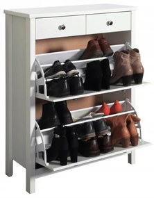 Tvilum Fehér cipősszekrény 2 fiókkal VITUS