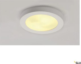 SLV 148001 PLASTRA Kerek Mennyezeti Lámpa Fehér, Átlátszó E27 IP20