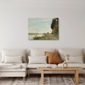 Üveg kép - Claude Monet, Argenteuil, reprodukciók (70x50 cm)