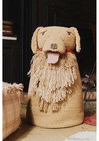 Bézs textil játéktároló kosár 40x30x55 cm Luna – Lorena Canals