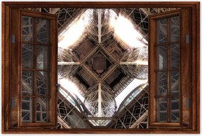 Poszterek 90x60 Eiffel-torony alulról