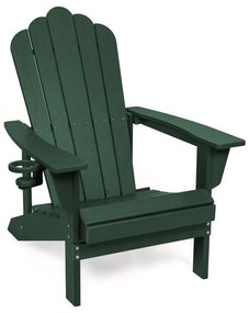 Zöld műanyag kerti fotel Adirondack – Bonami Selection
