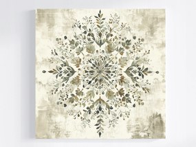 Vászonkép Canvas Grafika Természet Minta Mandala Retro Vintage 100x100