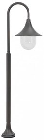 bronzszínű alumínium kerti állólámpa, E27, 120 cm