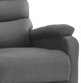 világosszürke szövet elektromos masszázsfotel